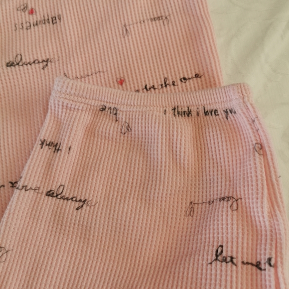 Hue Pink Happiness Pj Set Size Small - Picture 6 of 8